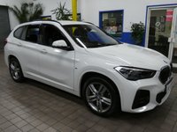 USED 2021 21 BMW X1 1.5 25e 10kWh M Sport SUV 5dr Petrol Plug-in Hybrid Auto xDrive Euro 6 (s/s) (220 ps) TECH PACK HEAD UP DISPLAY SAT NAV LEATHER HEATED SEATS HEATED STEERING WHEEL CRUISE CAMERA 1 OWNER BMW SERVICE HISTORY WARRANTY