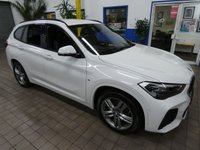 USED 2021 21 BMW X1 1.5 25e 10kWh M Sport SUV 5dr Petrol Plug-in Hybrid Auto xDrive Euro 6 (s/s) (220 ps) TECH PACK HEAD UP DISPLAY SAT NAV LEATHER HEATED SEATS HEATED STEERING WHEEL CRUISE CAMERA 1 OWNER BMW SERVICE HISTORY WARRANTY