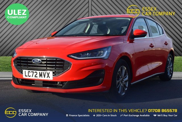 View our Ford Focus 1.0T EcoBoost MHEV Titanium Hatchback 5dr Petrol Hybrid DCT Euro 6 (s/s) (125 ps)