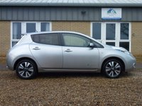 USED 2017 67 NISSAN LEAF 30kWh Tekna Hatchback 5dr Electric Auto (109 bhp) www.suffolkcarcentre.co.uk - Located at Reydon