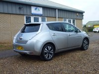 USED 2017 67 NISSAN LEAF 30kWh Tekna Hatchback 5dr Electric Auto (109 bhp) www.suffolkcarcentre.co.uk - Located at Reydon