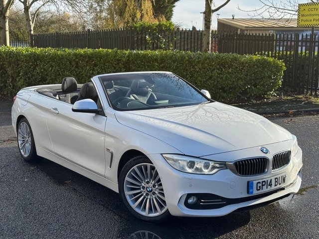 2014 14 BMW 4 Series 2.0 420d Luxury Convertible 2dr Diesel Auto Euro 6 (s/s) (184 ps)