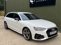 USED 2020 70 AUDI A4 AVANT 2.0 TFSI 40 Black Edition Estate 5dr Petrol S Tronic Euro 6 (s/s) (204 ps) 