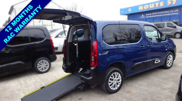 View our Citroen Berlingo 1.5 BlueHDi Feel WHEELCHAIR ACCESS WAV