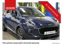 USED 2022 22 FORD PUMA 1.0T EcoBoost MHEV Titanium SUV 5dr Petrol Hybrid DCT Euro 6 (s/s) (125 ps) SPECIAL OFFER 12 MONTHS WARRANTY DRIVING ASSISTANCE PACK SAT NAV CARPLAY REAR VIEW CAMERA CRUISE CONTROL PARK ASSIST PARKING SENSORS 1 OWNER SERVICE HISTORY
