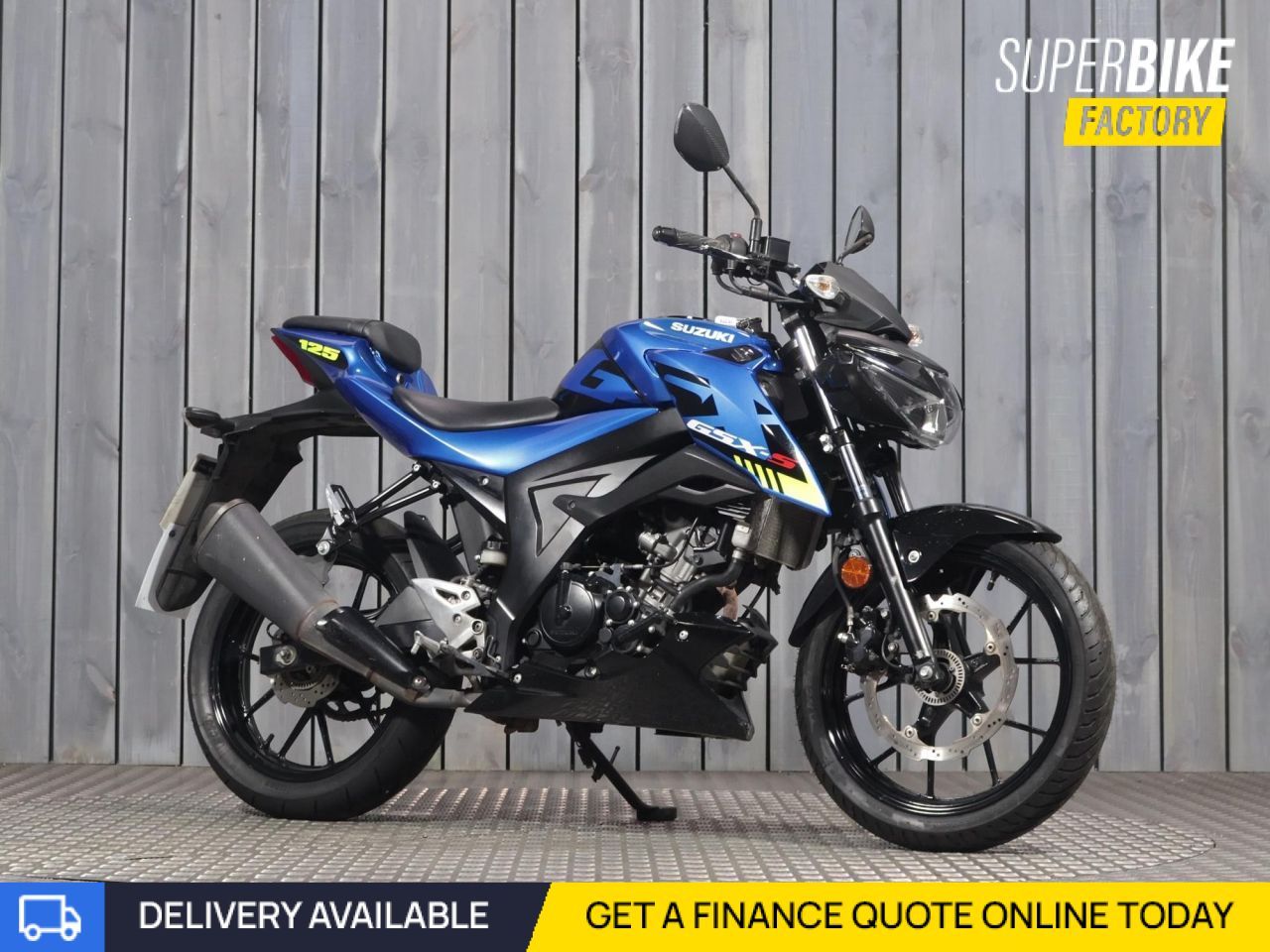 2021 SUZUKI GSX-S125 BLUE with 12691 miles Used Motorbikes