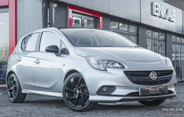 2018 68 Vauxhall Corsa 1.4i ecoTEC SRi VX Line Nav Black Hatchback 5dr Petrol Manual Euro 6 (90 ps)