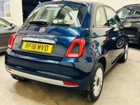 USED 2018 18 FIAT 500 1.2 Lounge Panoramic Hatchback 3 Door Petrol Manual Euro 6 (s/s) (69 bhp) ULEZ EURO 6 REAR PARKING SENSORS