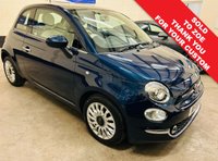 USED 2018 18 FIAT 500 1.2 Lounge Panoramic Hatchback 3 Door Petrol Manual Euro 6 (s/s) (69 bhp) ULEZ EURO 6 REAR PARKING SENSORS