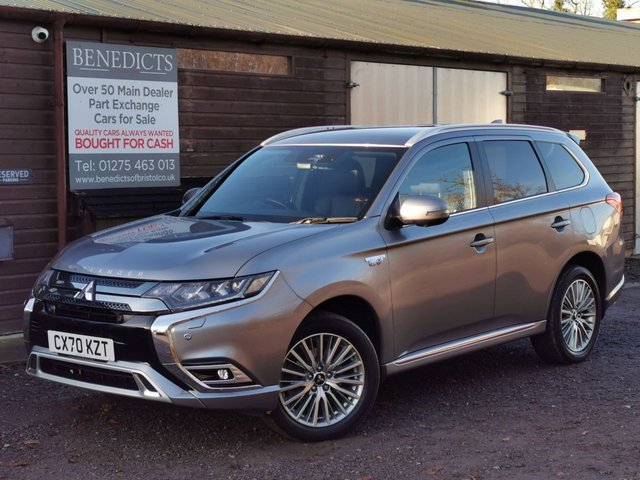 2020 70 Mitsubishi Outlander 2.4h TwinMotor 13.8kWh Exceed Safety SUV 5dr Petrol Plug-in Hybrid CVT 4WD Euro 6 (s/s) (224 ps) READ OUR REVIEWS! FINANCE AVAILABLE FROM 9.9% APR!