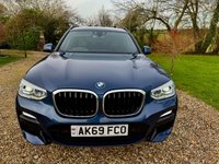 USED 2019 69 BMW X3 2.0 20d M Sport SUV 5dr Diesel Auto xDrive Euro 6 (s/s) (190 ps) 1 PRIVATE LADY OWNER FROM NEW // FULL BMW SERVICE HISTORY//PARK CAMERA//FULL LEATHER 