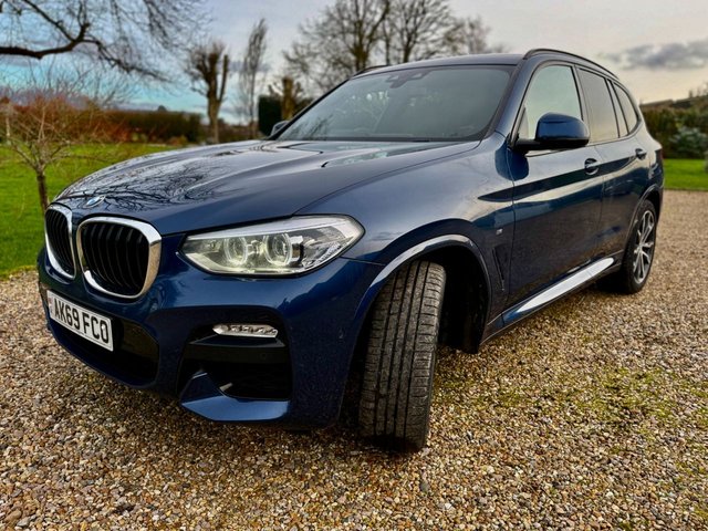 2019 69 BMW X3 2.0 20d M Sport SUV 5dr Diesel Auto xDrive Euro 6 (s/s) (190 ps) 1 PRIVATE LADY OWNER FROM NEW // FULL BMW SERVICE HISTORY//PARK CAMERA//FULL LEATHER