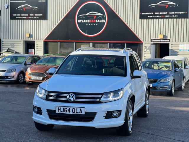 2014 64 Volkswagen Tiguan 2.0 TDI BlueMotion Tech R-Line SUV 5dr Diesel DSG 4WD Euro 5 (s/s) (Nav) (177 ps)