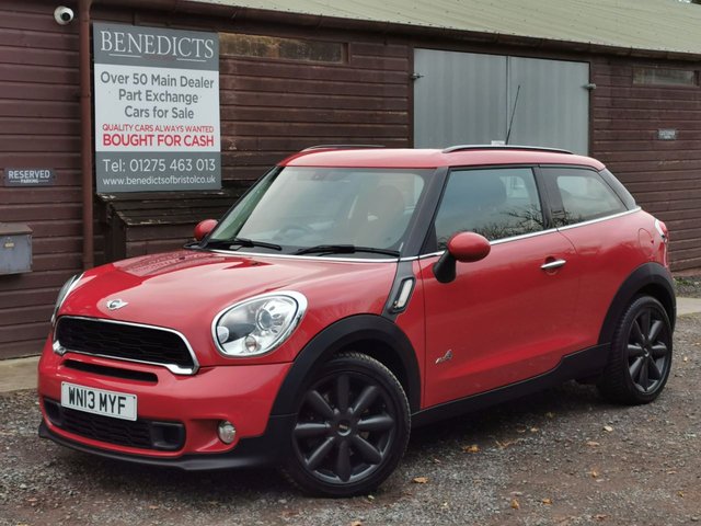 2013 13 MINI Cooper 1.6 Cooper S SUV 3dr Petrol Manual ALL4 Euro 5 (s/s) (184 ps) READ OUR REVIEWS! FINANCE AVAILABLE FROM 9.9% APR!