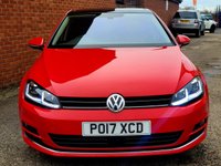 USED 2017 17 VOLKSWAGEN GOLF 1.6 TDI BlueMotion Tech GT Edition Hatchback 5dr Diesel DSG Euro 6 (s/s) (110 ps) 