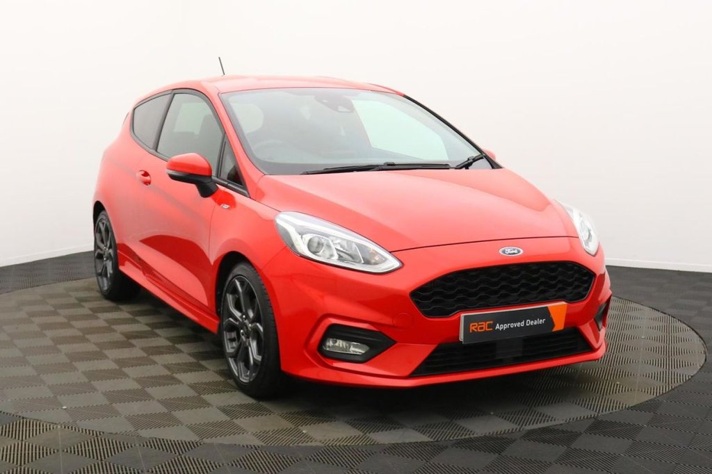 USED 2018 18 FORD FIESTA 1.0T EcoBoost ST-Line Hatchback 3dr Petrol Manual Euro 6 (s/s) (140 ps) Sat Nav Apple Car Play