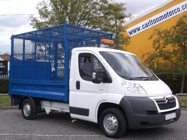 2008 58 Citroen Relay 35 L2 Refuge-Caged Dropside+T/Lift 39K Free uk Delivery 