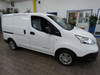USED 2019 19 NISSAN e-NV200 40kWh Acenta Panel Van 5dr Electric Auto SWB (Quick Charge) (109 ps) &pound;0 ROAD TAX AIR CON REAR VIEW CAMERA HEATED SEATS CRUISE CONTROL 1 OWNER EXCELLENT SERVICE HISTORY WARRANTY