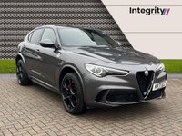 USED 2022 71 ALFA ROMEO STELVIO 2.9 V6 Bi-Turbo Quadrifoglio SUV 5dr Petrol GPF Auto Q4 AWD Euro 6 (s/s) (510 ps) Carbon Flat Bottom Wheel