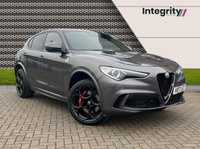 USED 2022 71 ALFA ROMEO STELVIO 2.9 V6 Bi-Turbo Quadrifoglio SUV 5dr Petrol GPF Auto Q4 AWD Euro 6 (s/s) (510 ps) Carbon Flat Bottom Wheel