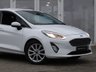 USED 2019 69 FORD FIESTA 1.0T EcoBoost GPF Titanium Hatchback 5dr Petrol Auto Euro 6 (s/s) (100 ps) Finished in FROZEN WHITE with contrasting GREY Cloth Trim. This Fiesta is a small family high spec 5 door car that you can really enjoy driving. Economical and cheap to run, stylish to look at and some great features. Specification includes Sat Nav, DAB Radio, Power Folding Door Mirrors, B/Tooth, Alloys, Air Con, Heated front Screen and much more, makes this a must for the first time driver or small family. Serviced at 8412 miles, 12352 miles, 15795 miles, 18573 miles and at 23502 miles.