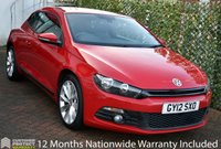 USED 2012 12 VOLKSWAGEN SCIROCCO 2.0TSi GT 3 DOOR 6-SPEED 207 BHP Heated Seats / Rear Park / Cruise