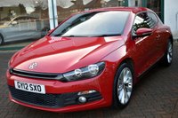USED 2012 12 VOLKSWAGEN SCIROCCO 2.0TSi GT 3 DOOR 6-SPEED 207 BHP Heated Seats / Rear Park / Cruise