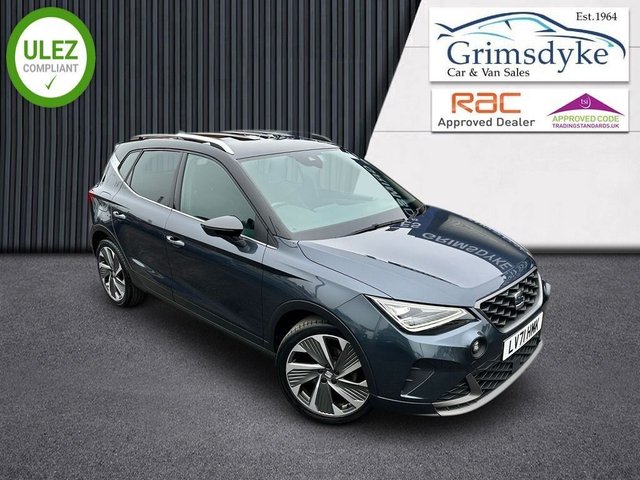 2021 71 Seat Arona 1.0 TSI FR Sport SUV 5dr Petrol DSG Euro 6 (s/s) (110 ps)
