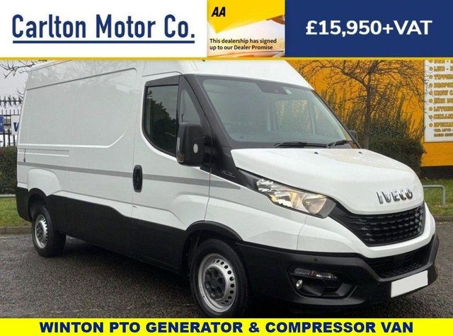 2021 70 Iveco Daily 35S12 2.3 MWB HIGH ROOF ( PTO GENERATOR / COMPRESSOR )  MOBILE WORKSHOP VAN 