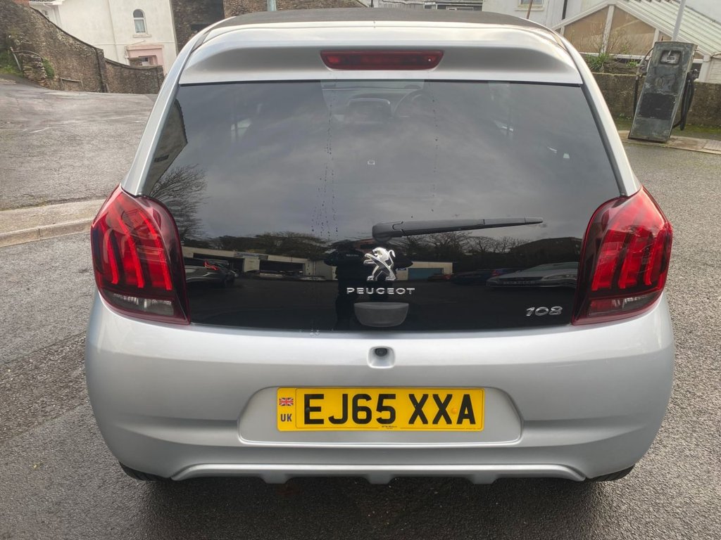 USED 2015 65 PEUGEOT 108 1.2 PureTech Allure Top! 5dr Petrol Manual Euro 6 (82 ps) 44000 MILES SUNROOF