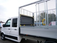 USED 2023 23 VOLKSWAGEN CRAFTER CR35 2.0 TDI 140 ETG CAGED UTILITY CAB DROPSIDE ( SAT NAV / AIR CON ) AIR CON | SAT NAV | ETG UTILITY CAB CAGED DROPSIDE
