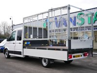 USED 2023 23 VOLKSWAGEN CRAFTER CR35 2.0 TDI 140 ETG CAGED UTILITY CAB DROPSIDE ( SAT NAV / AIR CON ) AIR CON | SAT NAV | ETG UTILITY CAB CAGED DROPSIDE