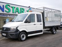 USED 2023 23 VOLKSWAGEN CRAFTER CR35 2.0 TDI 140 ETG CAGED UTILITY CAB DROPSIDE ( SAT NAV / AIR CON ) AIR CON | SAT NAV | ETG UTILITY CAB CAGED DROPSIDE