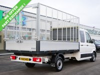 USED 2023 23 VOLKSWAGEN CRAFTER CR35 2.0 TDI 140 ETG CAGED UTILITY CAB DROPSIDE ( SAT NAV / AIR CON ) AIR CON | SAT NAV | ETG UTILITY CAB CAGED DROPSIDE
