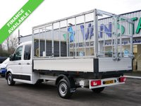 USED 2023 23 VOLKSWAGEN CRAFTER CR35 2.0 TDI 140 ETG CAGED UTILITY CAB DROPSIDE ( SAT NAV / AIR CON ) AIR CON | SAT NAV | ETG UTILITY CAB CAGED DROPSIDE