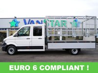 USED 2023 23 VOLKSWAGEN CRAFTER CR35 2.0 TDI 140 ETG CAGED UTILITY CAB DROPSIDE ( SAT NAV / AIR CON ) AIR CON | SAT NAV | ETG UTILITY CAB CAGED DROPSIDE