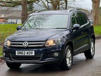 USED 2012 62 VOLKSWAGEN TIGUAN 2.0 TDI BlueMotion Tech SE SUV 5dr Diesel Manual 4WD Euro 5 (s/s) (140 ps) 