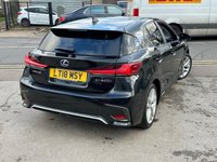 USED 2018 18 LEXUS CT 1.8 200h Luxury Hatchback 5dr Petrol Hybrid CVT Euro 6 (s/s) (136 ps) &pound;200 TO SECURE - DELIVERY AVAILABLE