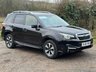 USED 2016 16 SUBARU FORESTER 2l 5d  AUTO  145 BHP VERY LOW MILES TOP SPEC NIL DEP FIN