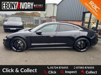 USED 2021 71 PORSCHE TAYCAN Performance Plus 93.4kWh 4S Saloon 4dr Electric Auto 4WD (11kW Charger) (571 ps) 1 OWNER FROM NEW------BLACK LEATHER-----PAN ROOF-----PASSENGER DISPLAY-----21"MISSION ALLOYS-----1YR WARRANTY