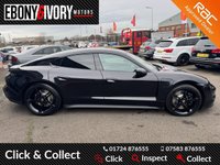 USED 2021 71 PORSCHE TAYCAN Performance Plus 93.4kWh 4S Saloon 4dr Electric Auto 4WD (11kW Charger) (571 ps) 1 OWNER FROM NEW------BLACK LEATHER-----PAN ROOF-----PASSENGER DISPLAY-----21"MISSION ALLOYS-----1YR WARRANTY