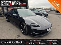 USED 2021 71 PORSCHE TAYCAN Performance Plus 93.4kWh 4S Saloon 4dr Electric Auto 4WD (11kW Charger) (571 ps) 1 OWNER FROM NEW------BLACK LEATHER-----PAN ROOF-----PASSENGER DISPLAY-----21"MISSION ALLOYS-----1YR WARRANTY