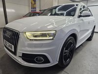 USED 2012 AUDI Q3 2.0 TFSI S line SUV 5dr Petrol Manual quattro Euro 5 (s/s) (170 ps) &pound;4k Extras, Bluetooth, Air Conditioning