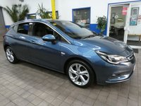 USED 2016 66 VAUXHALL ASTRA 1.6 CDTi ecoFLEX SRi Nav Hatchback 5dr Diesel Manual Euro 6 (s/s) (110 ps) &pound;0 ROAD TAX SAT NAV BLUETOOTH CRUISE CONTROL PARKING SENSORS 2 OWNERS SERVICE HISTORY WARRANTY