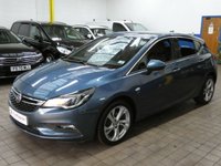 USED 2016 66 VAUXHALL ASTRA 1.6 CDTi ecoFLEX SRi Nav Hatchback 5dr Diesel Manual Euro 6 (s/s) (110 ps) &pound;0 ROAD TAX SAT NAV BLUETOOTH CRUISE CONTROL PARKING SENSORS 2 OWNERS SERVICE HISTORY WARRANTY