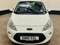 USED 2016 16 FORD KA 1.2 Zetec White Edition Hatchback 3 Door Petrol Manual Euro 6 (s/s) (69 ps) CAMBELT KIT AT 6,344 MILES AUG 2024