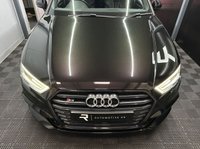 USED 2017 17 AUDI S3 2.0 TFSI Black Edition Saloon 4dr Petrol S Tronic quattro Euro 6 (s/s) (310 ps) Panther Black | Ghost | Car play