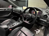 USED 2017 17 AUDI S3 2.0 TFSI Black Edition Saloon 4dr Petrol S Tronic quattro Euro 6 (s/s) (310 ps) Panther Black | Ghost | Car play