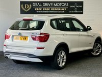 USED 2017 17 BMW X3 2.0 20d SE SUV 5dr Diesel Auto xDrive Euro 6 (s/s) (190 ps) SATNAV DAB BLUETOOTH HETD SEAT