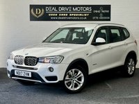 USED 2017 17 BMW X3 2.0 20d SE SUV 5dr Diesel Auto xDrive Euro 6 (s/s) (190 ps) SATNAV DAB BLUETOOTH HETD SEAT